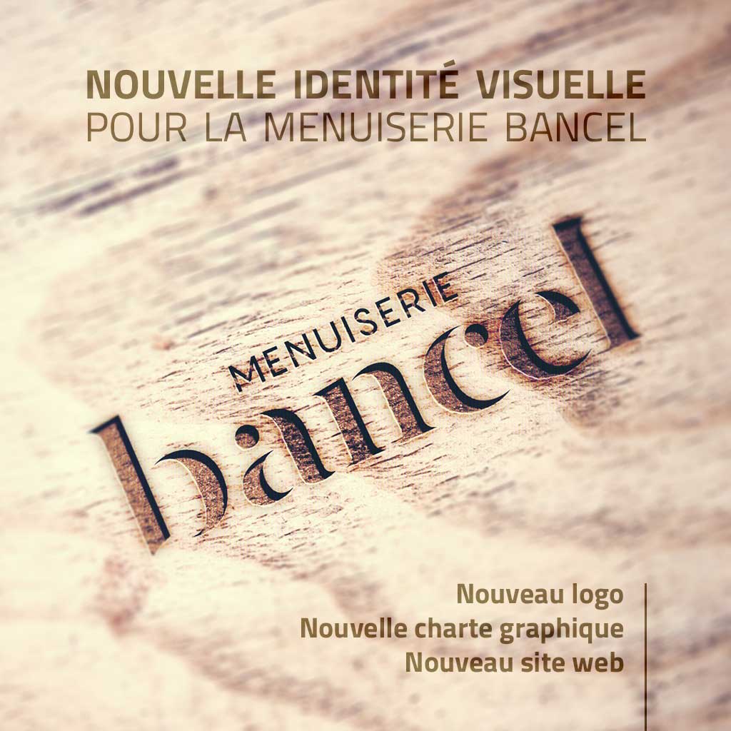 Nouveau logo Menuiserie BANCEL - Effissens 