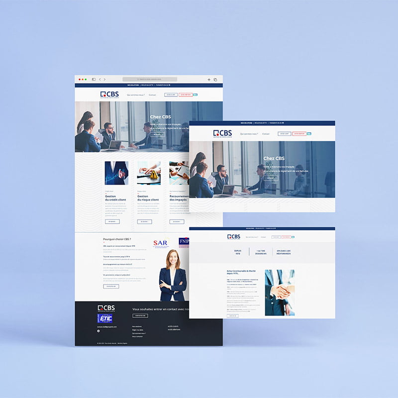 Création du site internet CBS - Effissens 