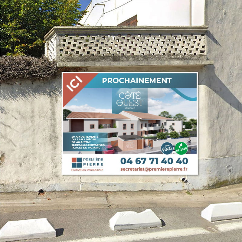 Création panneau publicitaire - Effissens