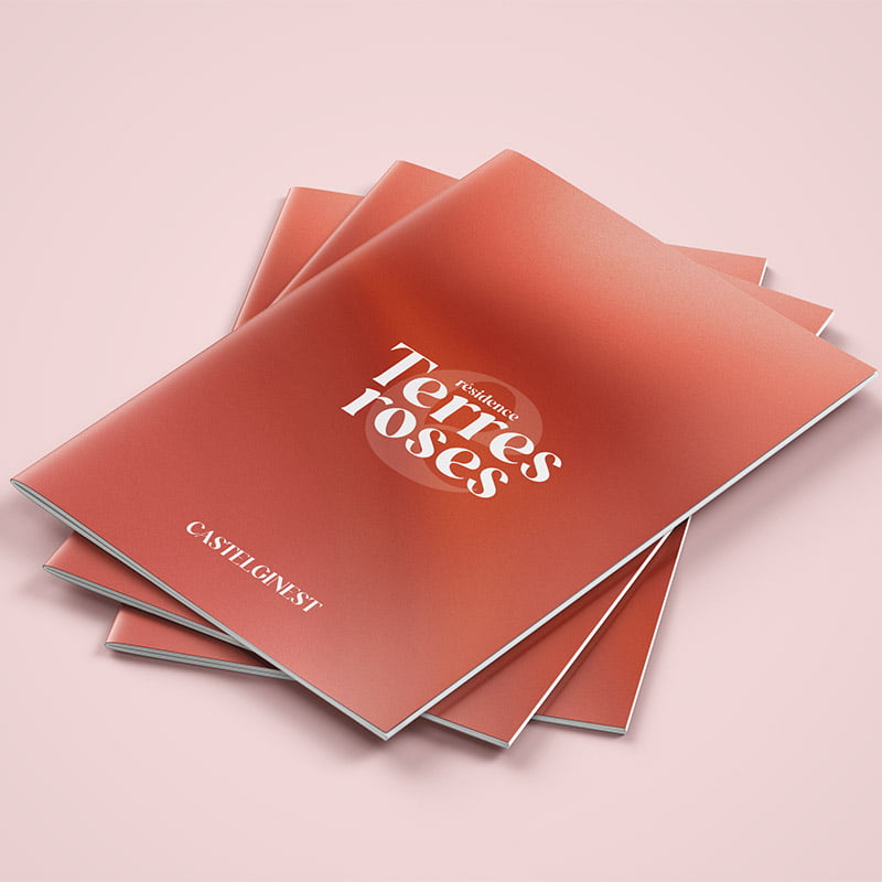 Réalisation de la plaquette commerciale de Terres Roses - Effissens