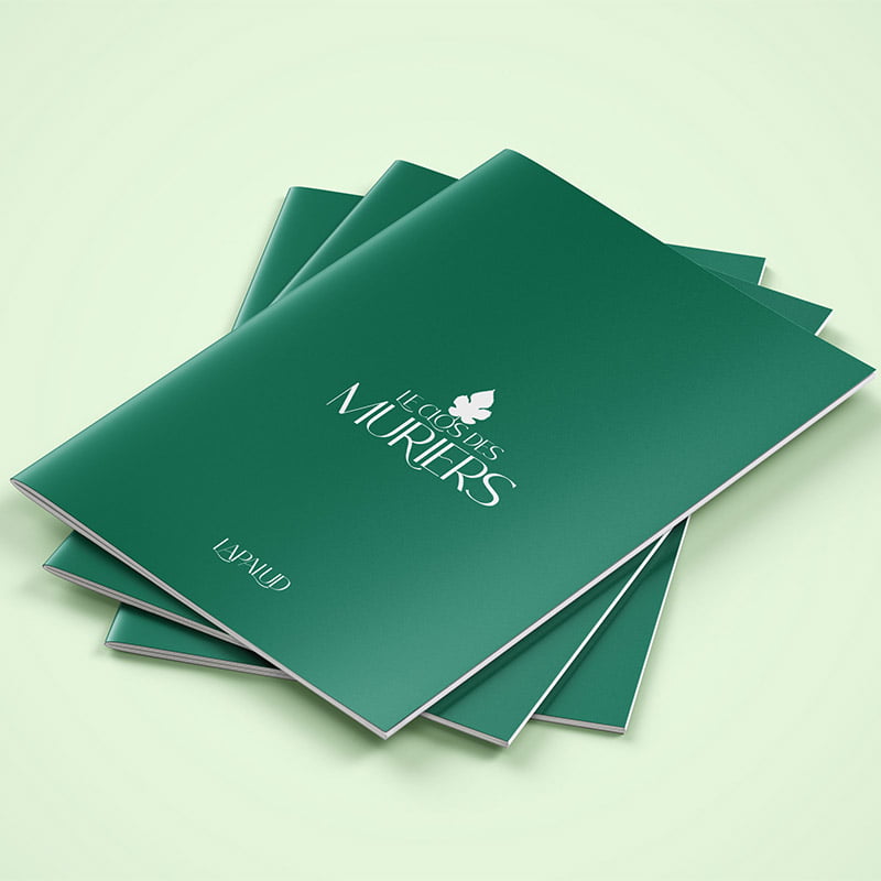 Réalisation de la plaquette commerciale Le Clos des Mûriers - Effissens