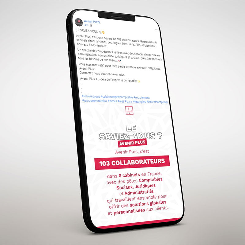 Community management du groupe Avenir Plus - Effissens