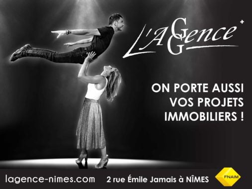 Affiche publicitaire créée pour L'Agence